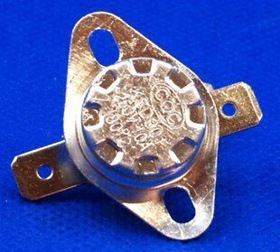 Термореле KSD 301 (180*C 10A, 250V) с кнопкой для утюгов и обогревателей 244336-054 фото