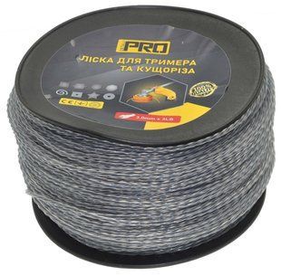 Ліска косильна спіраль d3 мм 3 LB (221 м) з кордом 50865-254 фото