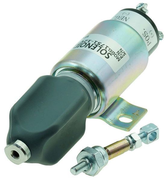 Соленоид (электромагнитный клапан) дизельного генератора 1751-12V 2W 58968-1721 фото