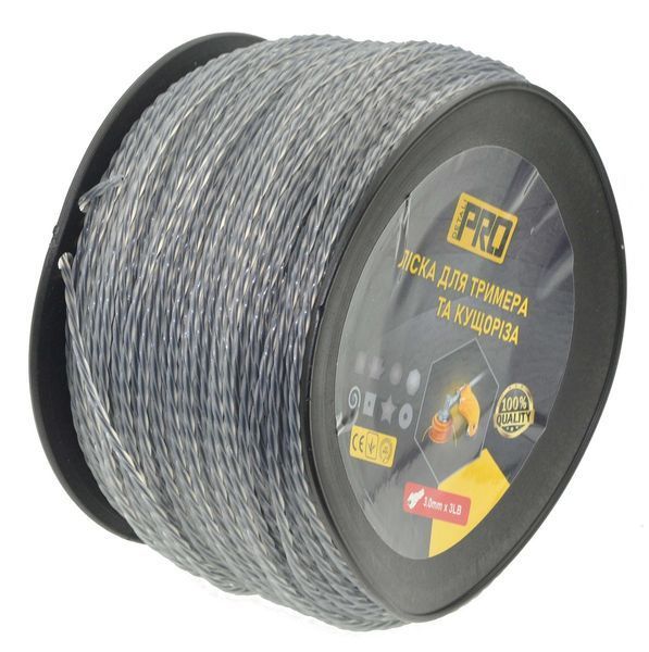 Ліска косильна спіраль d3 мм 3 LB (221 м) з кордом 50865-254 фото