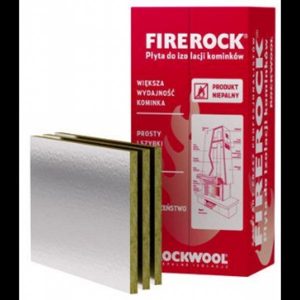 Плита для каминов Rockwool FIREROCK 1000/600/30мм (поштучно) ут019 фото
