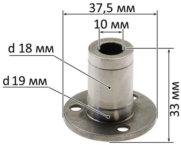 Тормозная муфта цепная пила Зенит ЦПЛ-406/2800 Профи d10*18*19 h33 41728-403 фото
